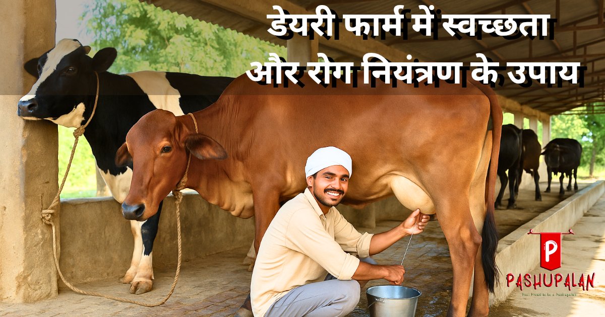 डेयरी फार्म में स्वच्छता और रोग नियंत्रण के उपाय