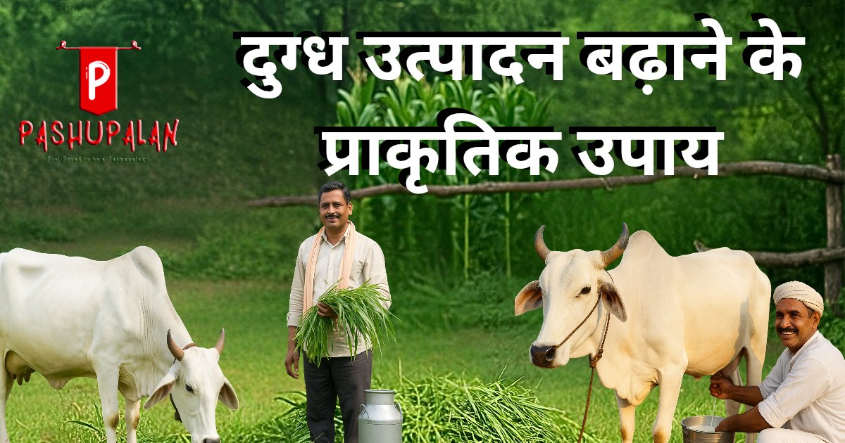 दुग्ध उत्पादन बढ़ाने के प्राकृतिक उपाय